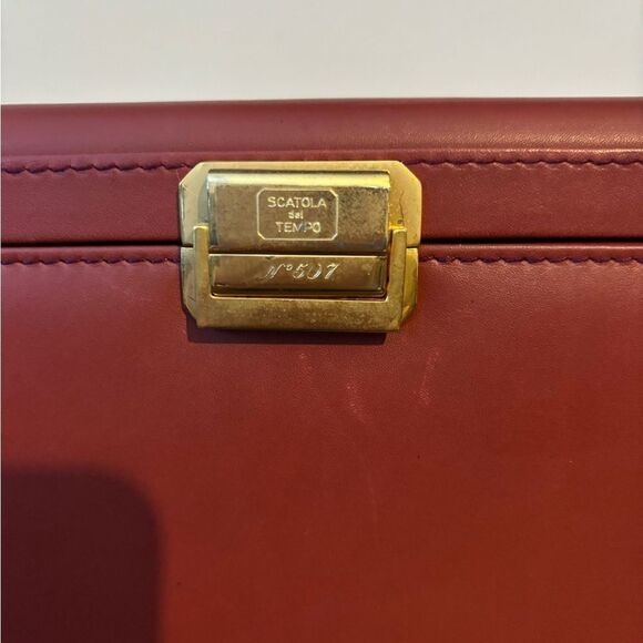 Scatola Del Tempo Watch Winder 7RT Cognac Leather Box Display Case No. 507 - Picture 2 of 15